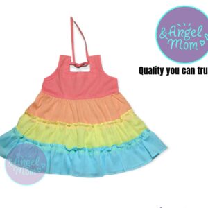 Cotton Stylish Baby Frocks ( Exquisite Rainbow )