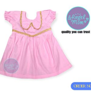 Cotton Stylish Baby Frocks ( Light Hot Pink )